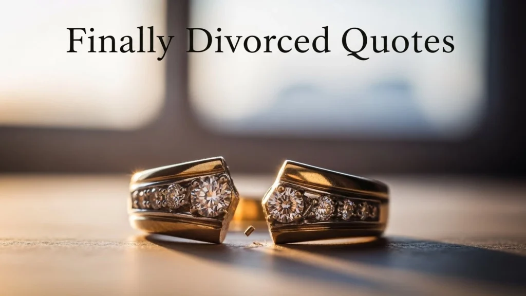 Finally Divorced Quotes