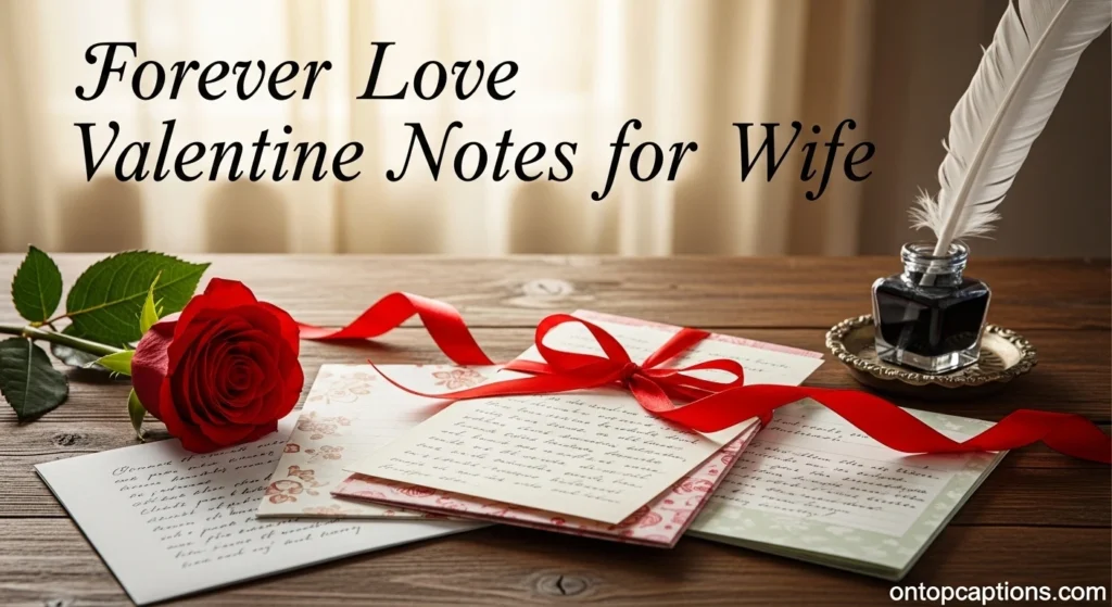 Forever Love Valentine Notes for Wife