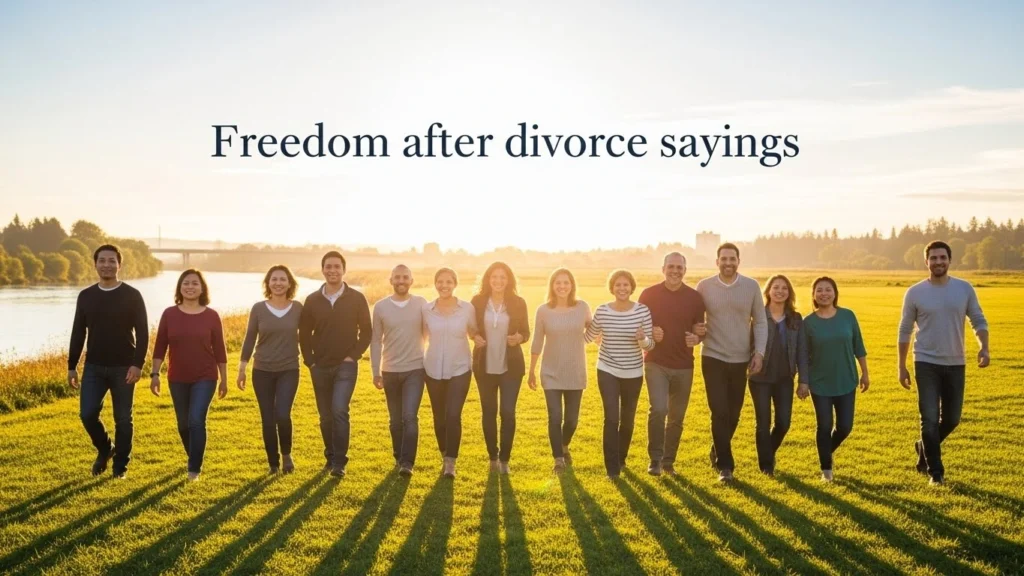 Freedom after divorce sayings