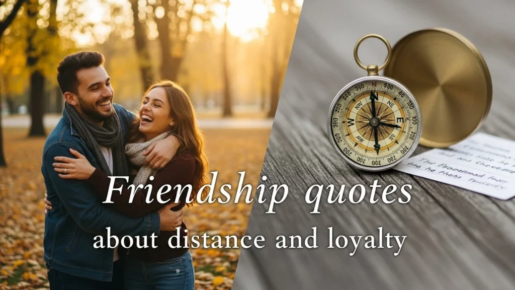 Friendship quotes about distance and loyalty