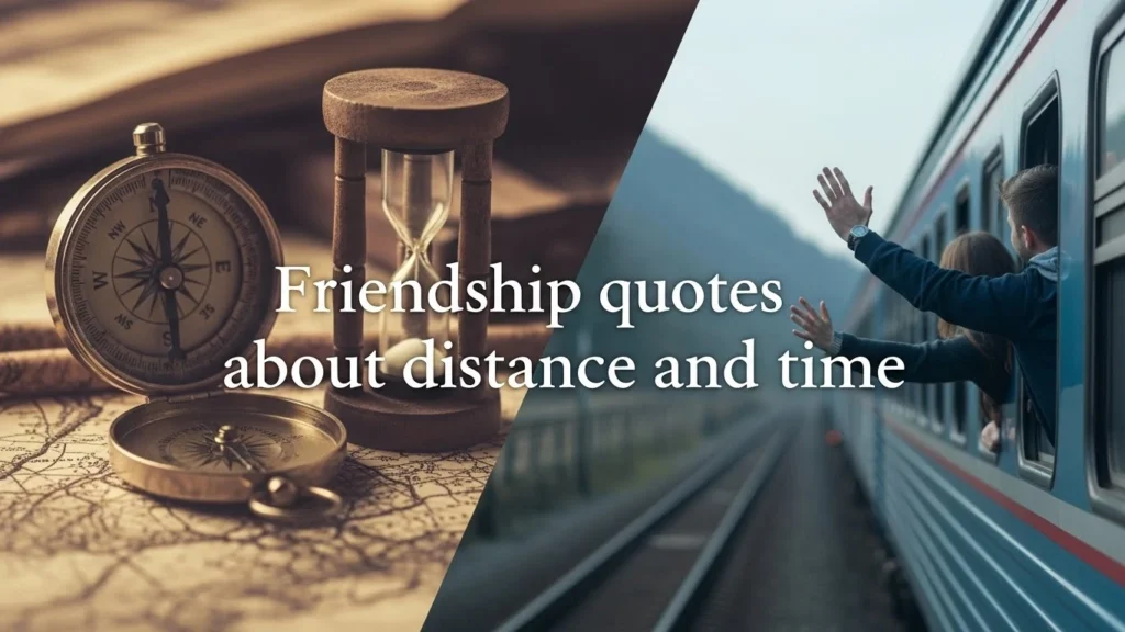 Friendship quotes about distance and time