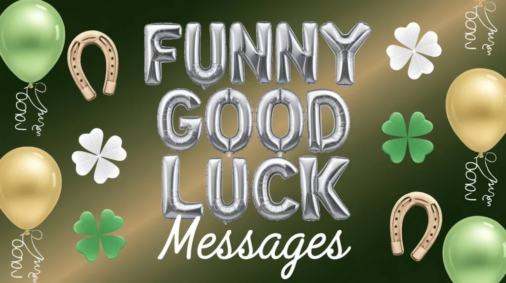 Funny Good Luck Messages