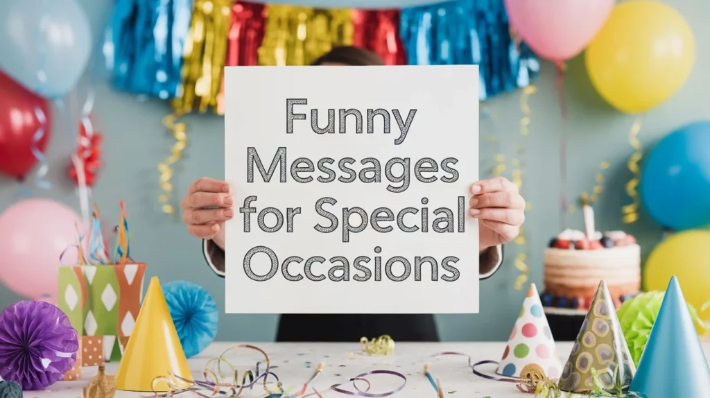 Funny Messages for Special Occasions