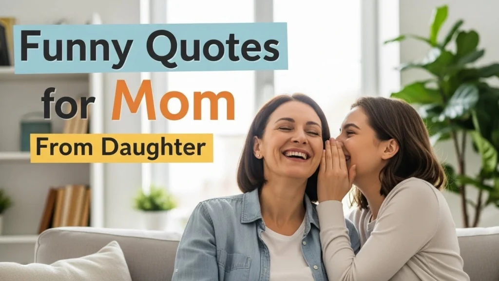 Funny Quotes for Mom From Daughter