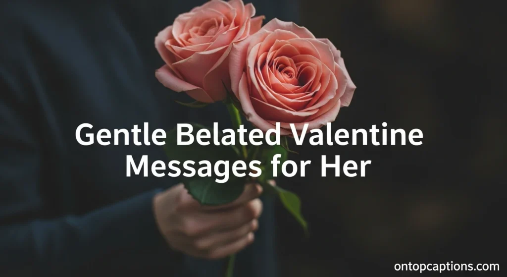 Gentle Belated Valentine Messages for Her