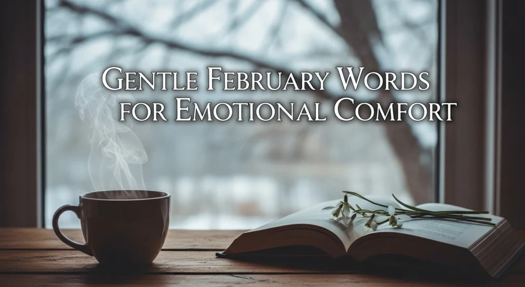 Gentle February Words for Emotional Comfort