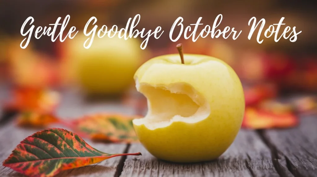 Gentle Goodbye October Notes