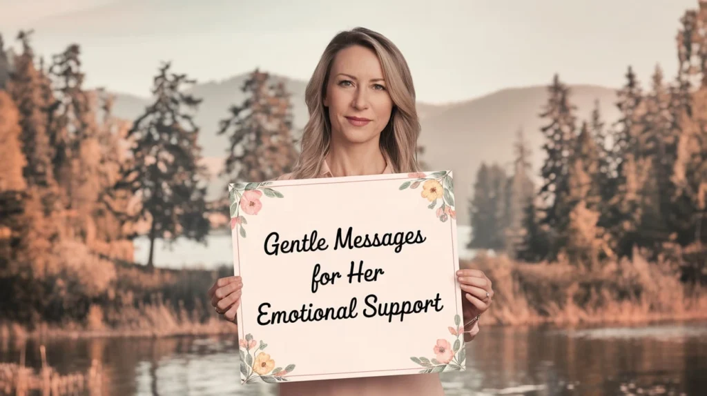 Gentle Messages for Her Emotional Support