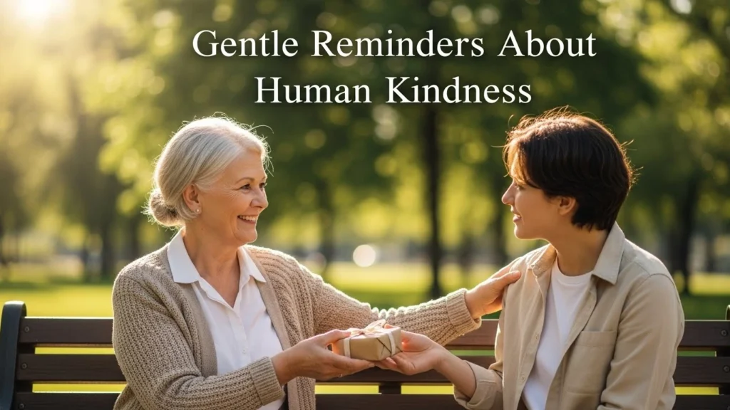 Gentle Reminders About Human Kindness