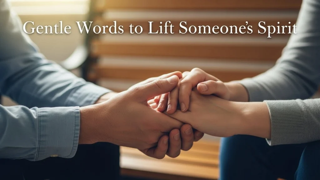 Gentle Words to Lift Someone’s Spirit