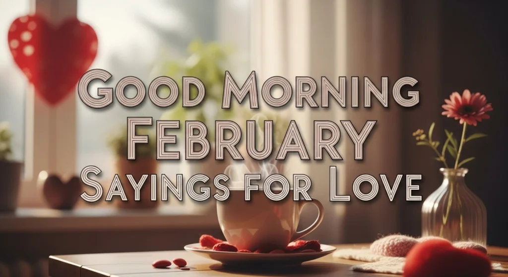 Good Morning February Sayings for Love