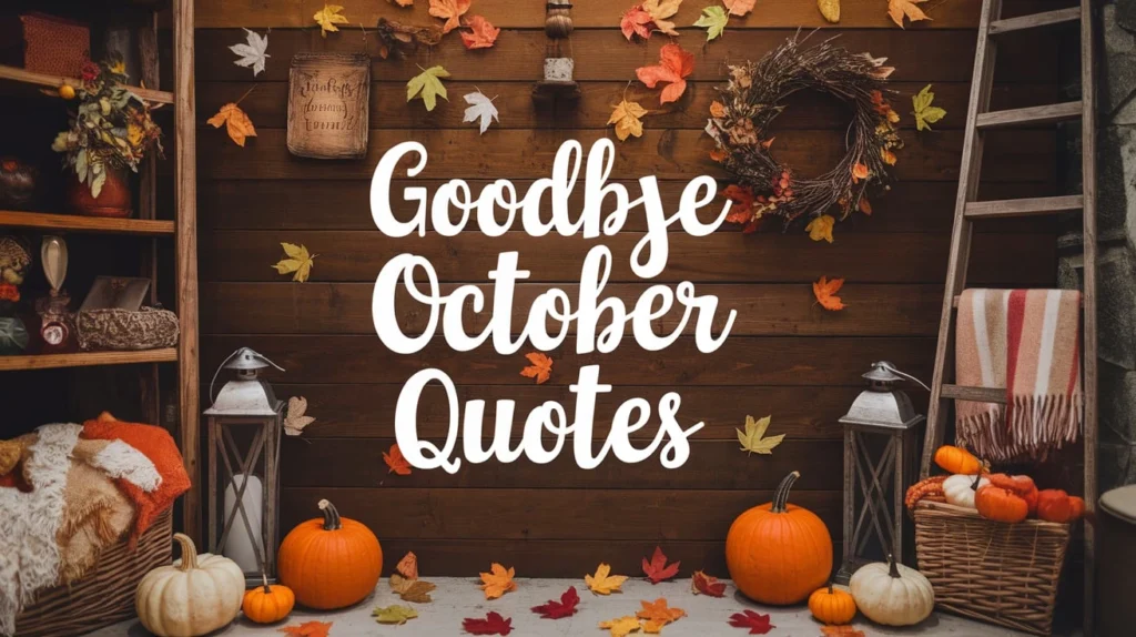 Goodbye October Quotes