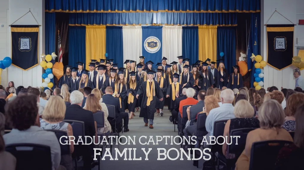 Graduation Captions About Family Bonds