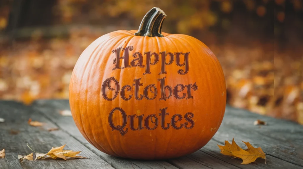 Happy October Quotes