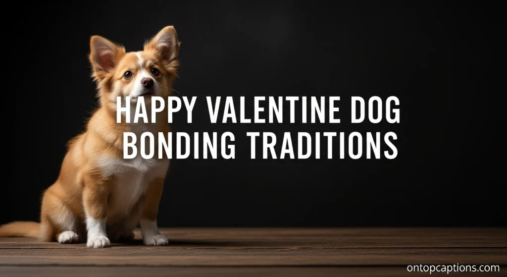 Happy Valentine Dog Bonding Traditions