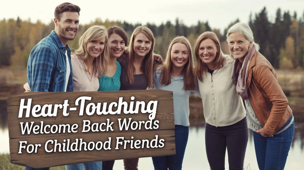 Heart-Touching Welcome Back Words for Childhood Friends
