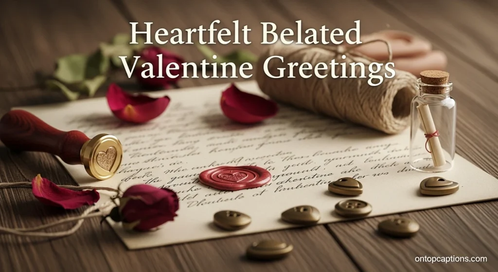 Heartfelt Belated Valentine Greetings