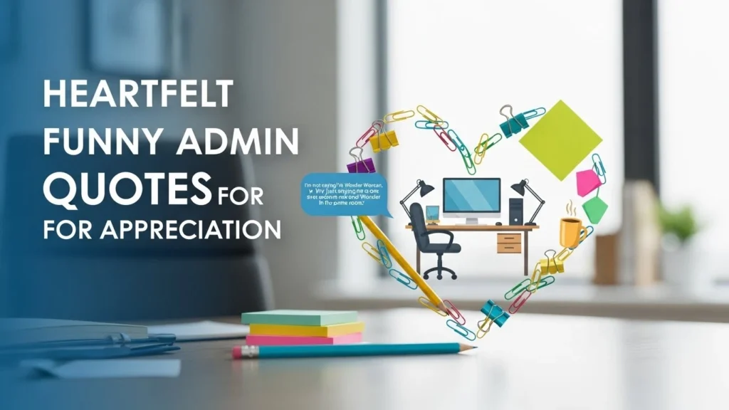 Heartfelt Funny Admin Quotes for Appreciation