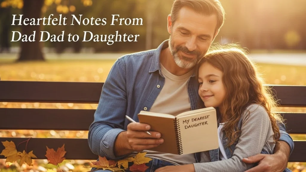 Heartfelt Notes From Dad to Daughter