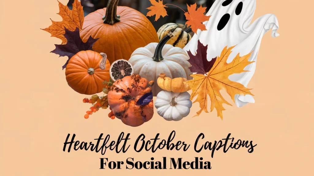 Heartfelt October Captions for Social Media