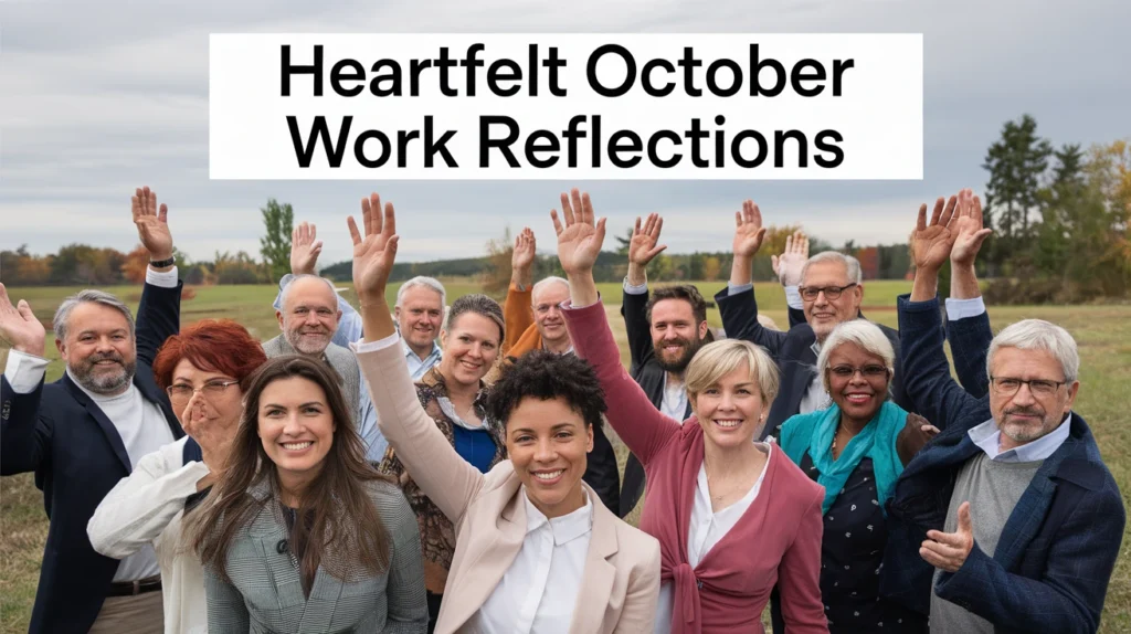 Heartfelt October Work Reflections
