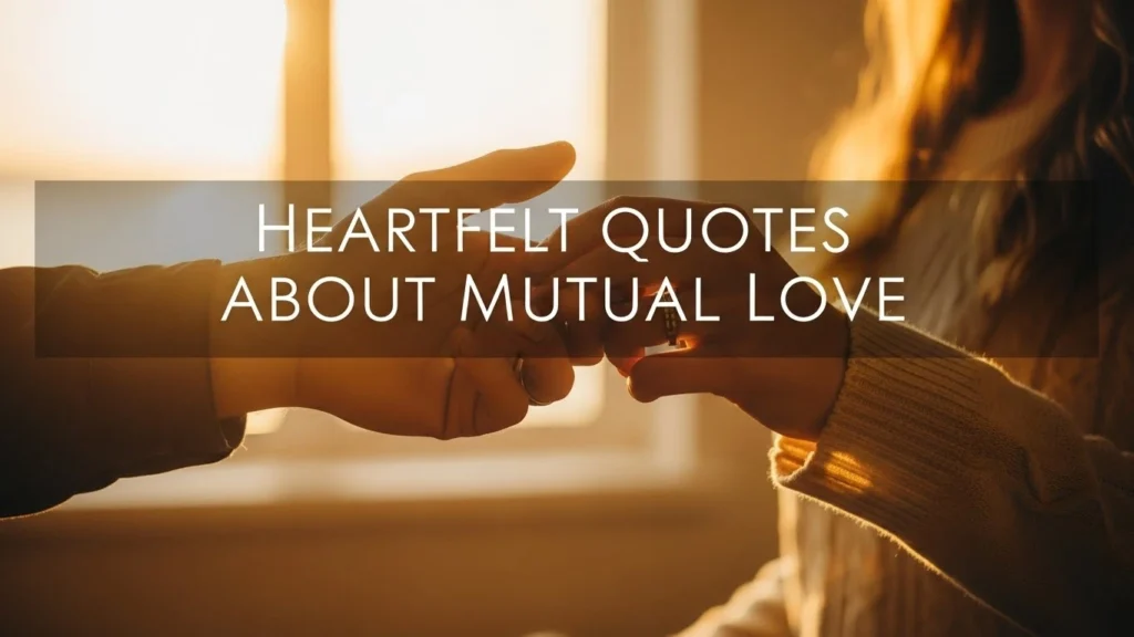 Heartfelt Quotes About Mutual Love