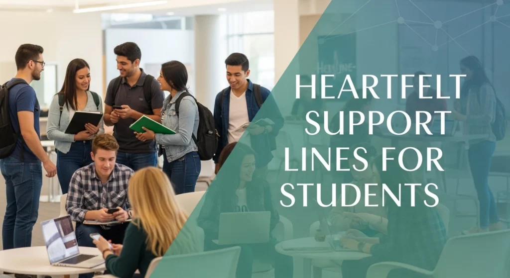 Heartfelt Support Lines for Students