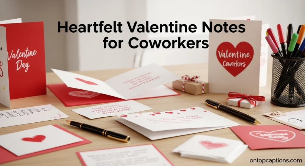 Heartfelt Valentine Notes for Coworkers