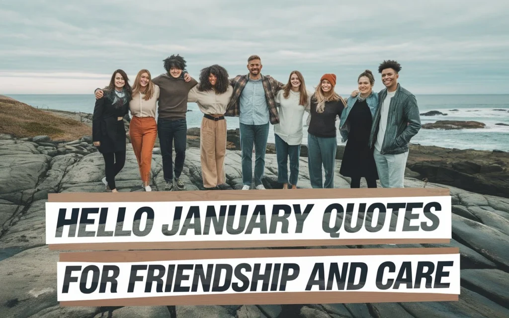 Hello January Quotes for Friendship and Care