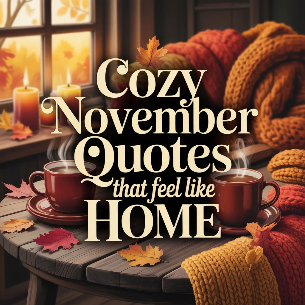 Cozy November Quotes That Feel Like Home