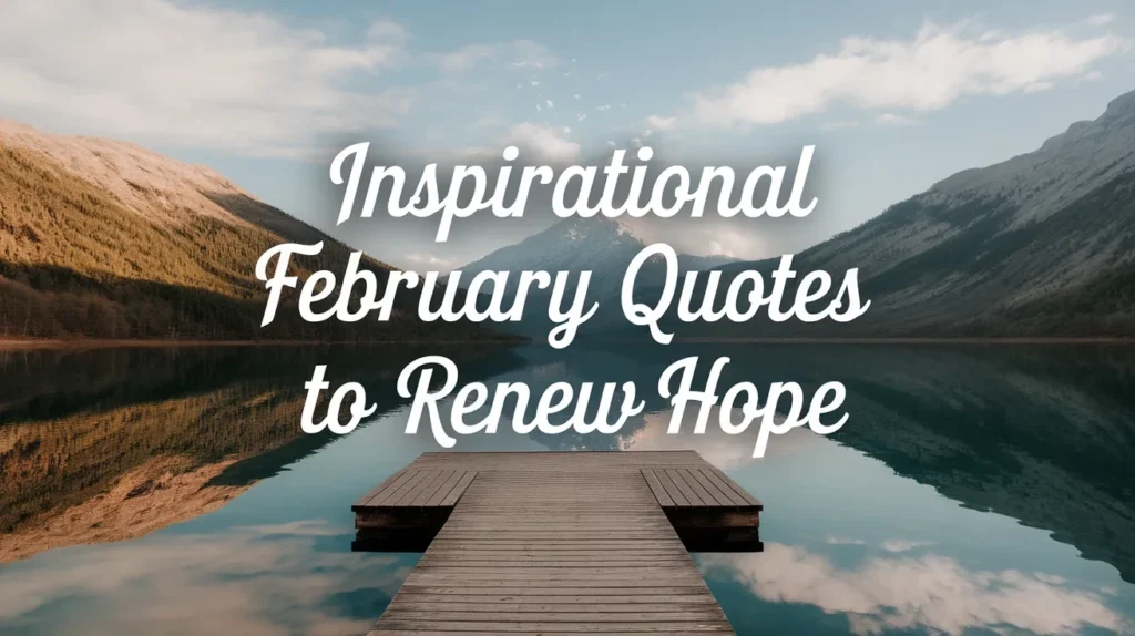 Inspirational February Quotes to Renew Hope