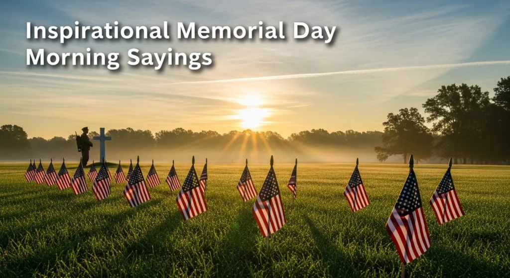 Inspirational Memorial Day Morning Sayings