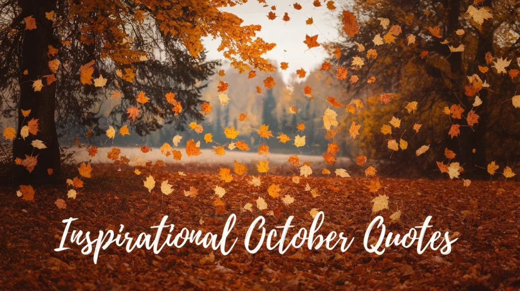 Inspirational October Quotes