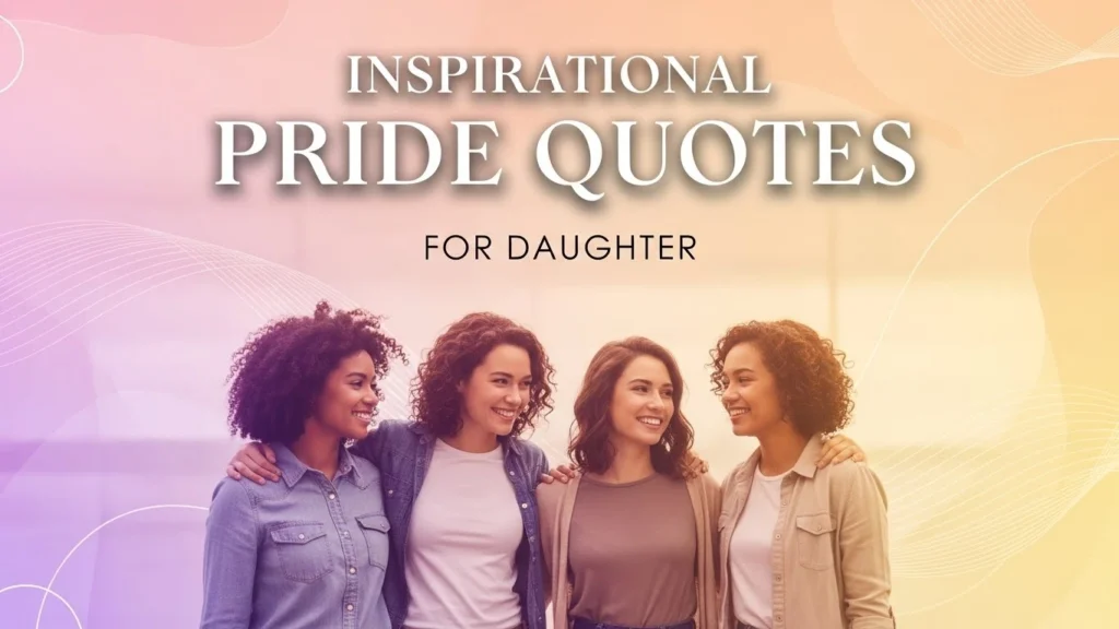 Inspirational Pride Quotes for Daughter