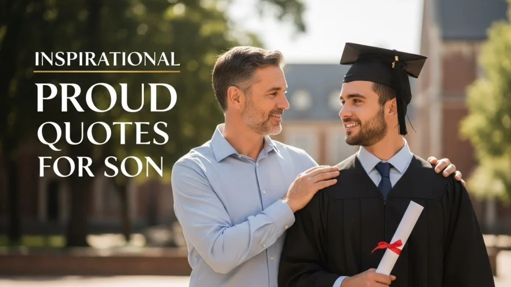 Inspirational Proud Quotes for Son