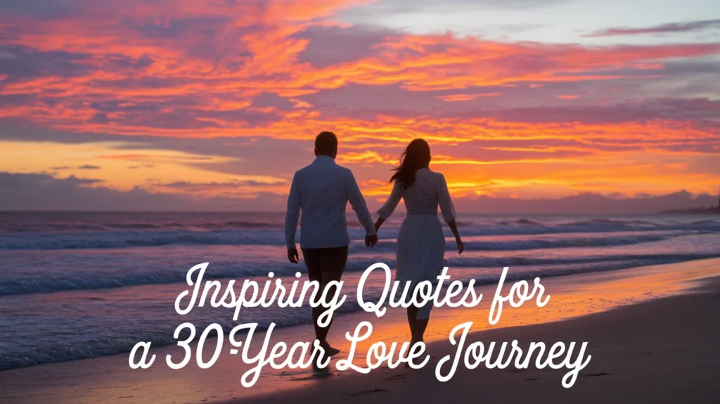 Inspiring Quotes for a 30-Year Love Journey