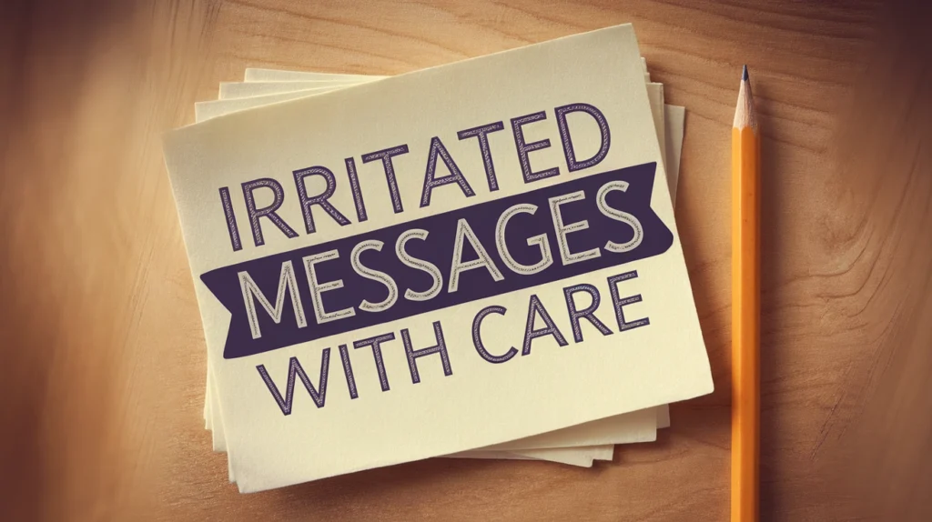 Irritated Messages With Care