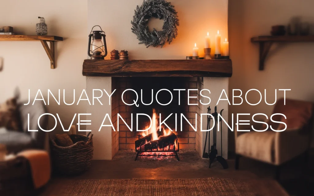 January Quotes About Love and Kindness