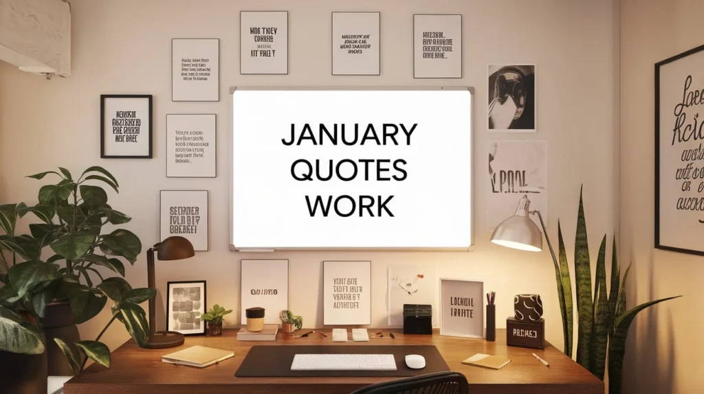 January Quotes Work