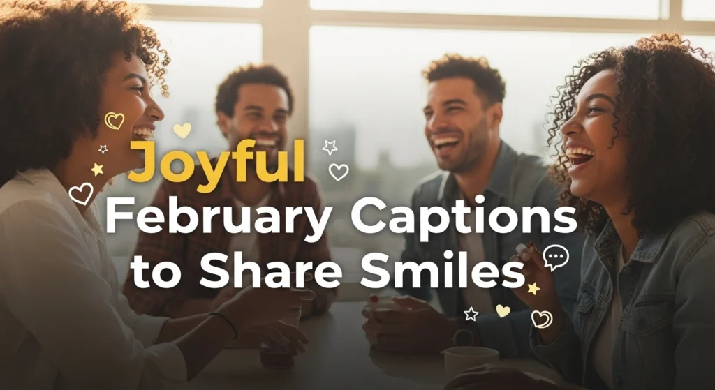 Joyful February Captions to Share Smiles