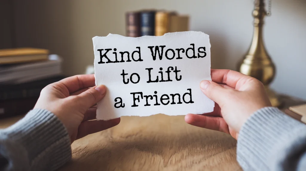 Kind Words to Lift a Friend