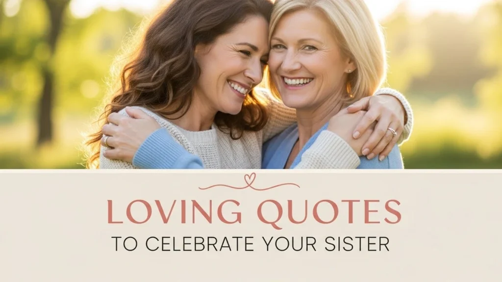 Loving Quotes to Celebrate Your Sister
