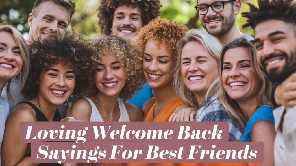 Loving Welcome Back Sayings for Best Friends