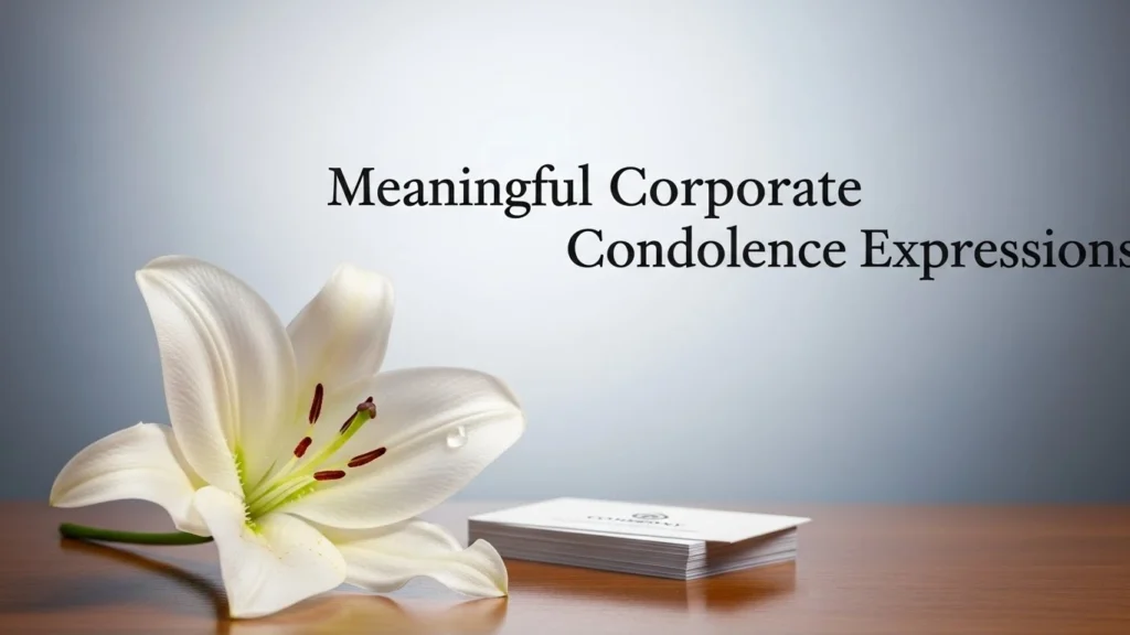Meaningful Corporate Condolence Expressions