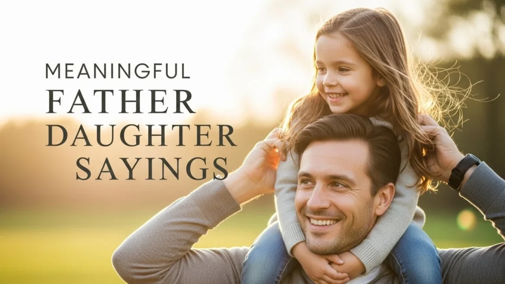 Meaningful Father Daughter Sayings