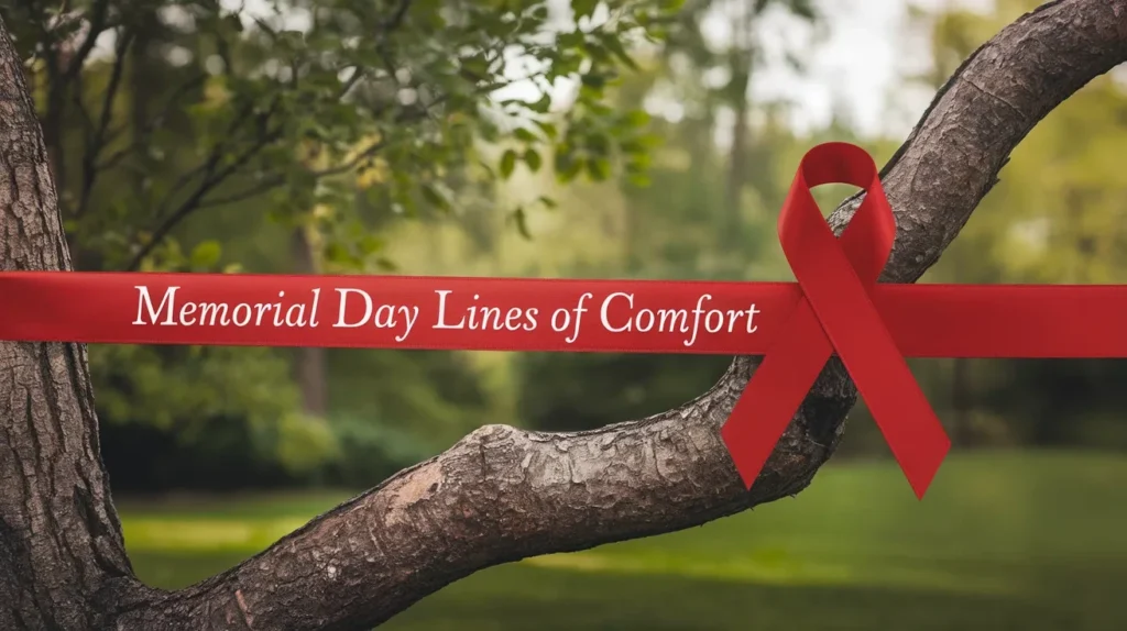 Memorial Day Lines of Comfort