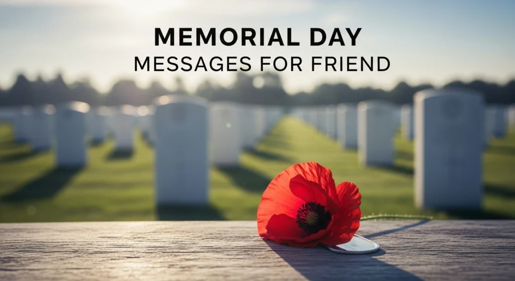 Memorial Day Messages for Friend