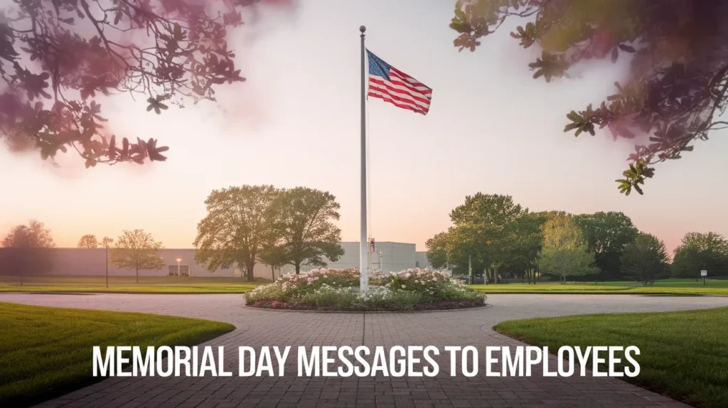 Memorial Day Messages to Employees