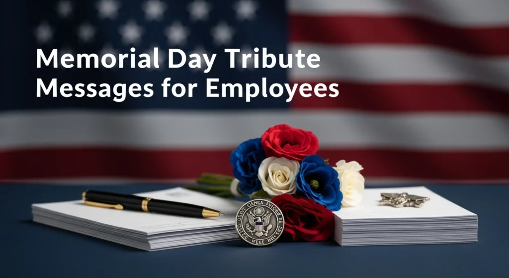 Memorial Day Tribute Messages for Employees