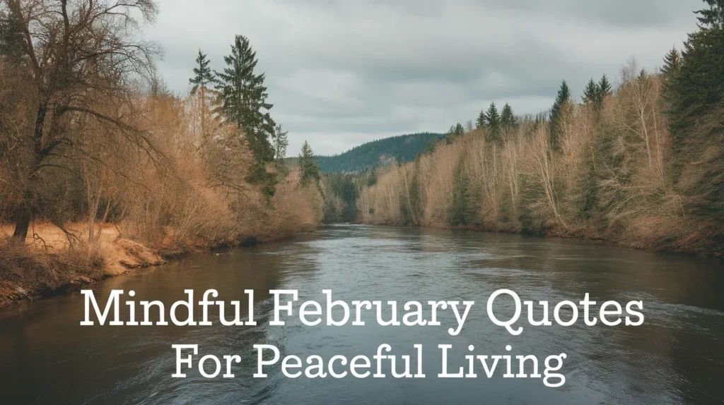 Mindful February Quotes for Peaceful Living